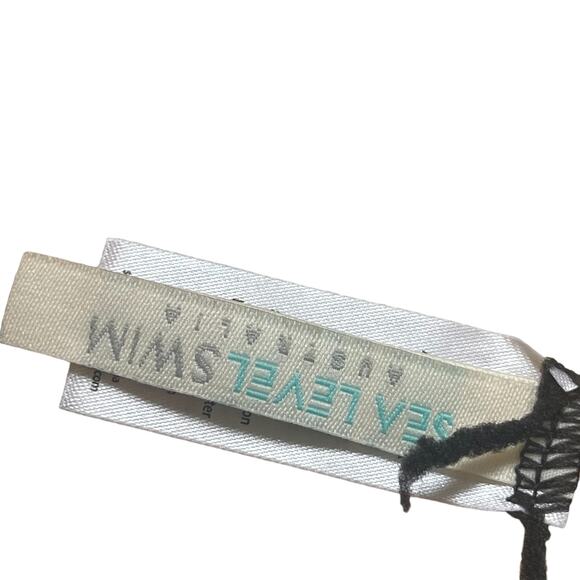 Sea Level Tie Side Swim Bottoms Black Womens Size US 12 - Picture 4 of 6